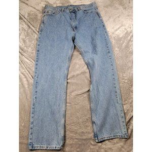 Levi's 505 Men's Regular Fit‎ Straight Leg Blue Denim Jeans 38x32 (Actual 38x31)